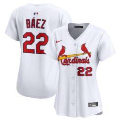 Joshua Báez St. Louis Cardinals Nike Women's Home Limited Player Jersey