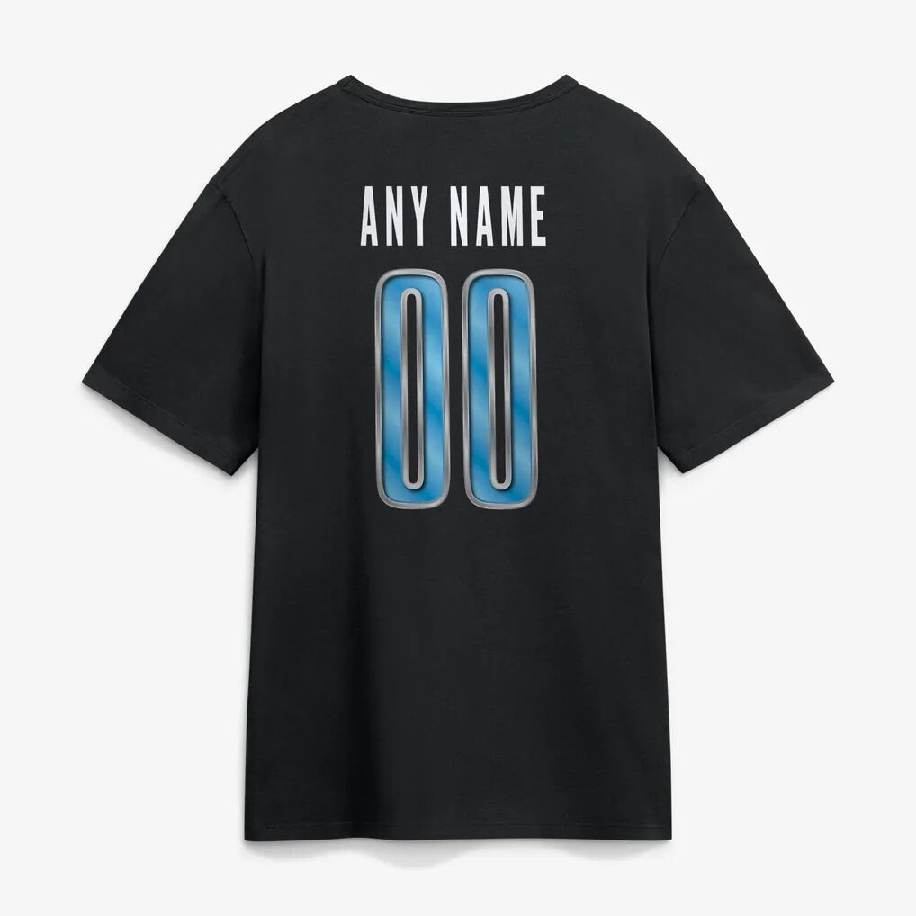 Tennessee Titans Big & Tall Metallic Mascot Personalized Name & Number T-Shirt