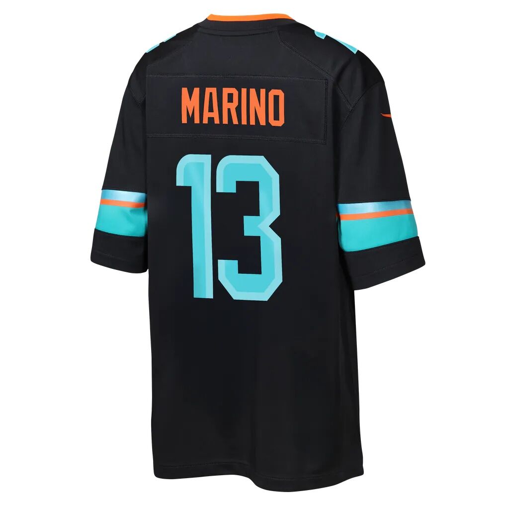 Dan Marino Miami Dolphins Nike Youth Rivalries Collection Game Jersey - Pitch Blue