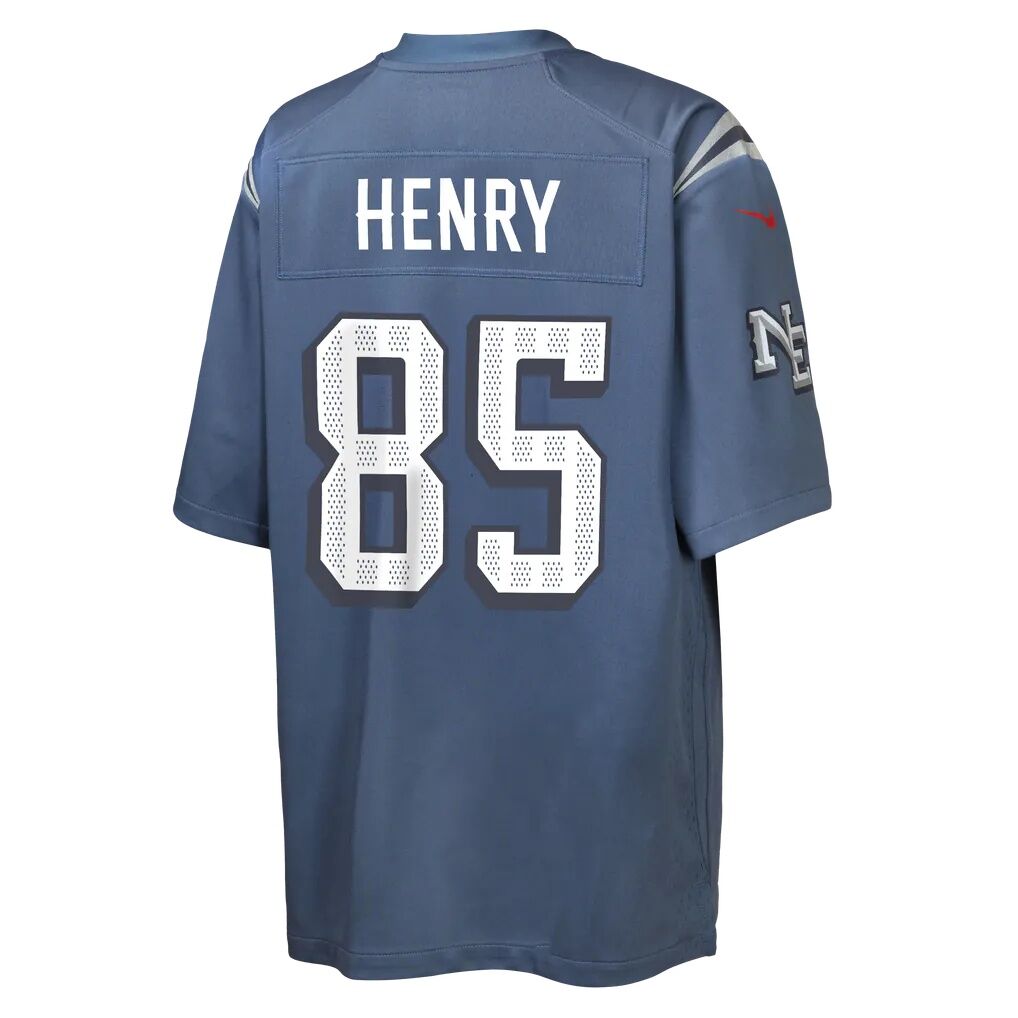 Hunter Henry New England Patriots Nike Youth Rivalries Collection Game Jersey - Storm Blue