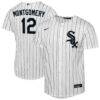 Colson Montgomery Chicago White Sox Nike Youth Home Replica Jersey - White - Front View
