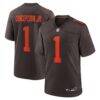 KC Concepcion Jr. Cleveland Browns Nike Alternate Game Jersey - Brown - Front View