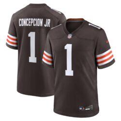 KC Concepcion Jr. Cleveland Browns Nike Team Game Jersey - Brown - Front View