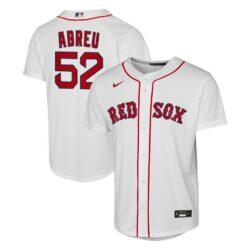 Wilyer Abreu Boston Red Sox Nike Youth Home Replica Jersey - White - Front View