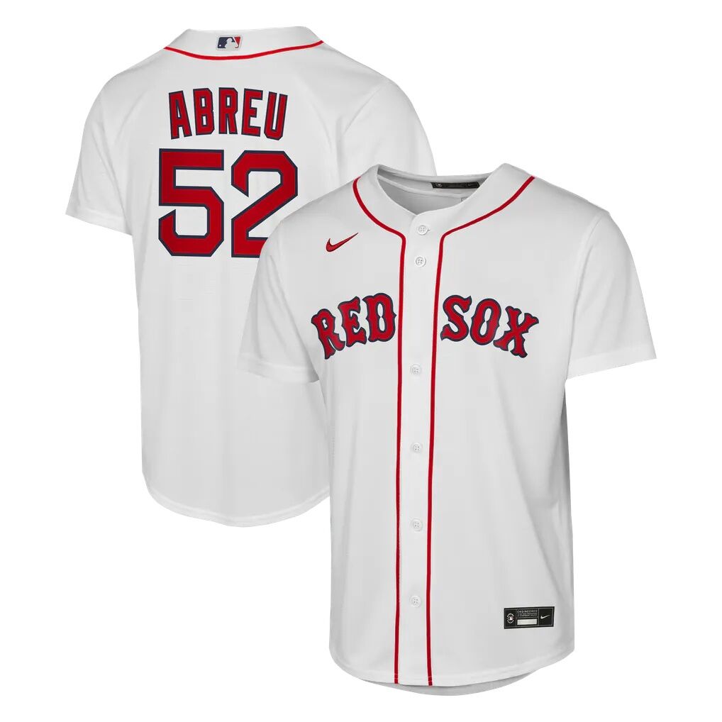 Wilyer Abreu Boston Red Sox Nike Youth Home Replica Jersey