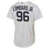 George Lombard Jr. New York Yankees Nike Youth Home Replica Jersey - White - Detail View