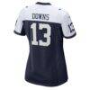 Caleb Downs Dallas Cowboys Nike Women's Game Jersey - Navy - Detail View
