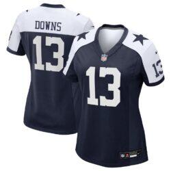 Caleb Downs Dallas Cowboys Nike Women's Game Jersey - Navy - Front View