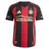 Breel Embolo Atlanta United FC adidas 2025 The Connector On-Field Authentic Jersey - Black - Side View