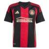 Breel Embolo Atlanta United FC adidas Youth 2025 The Connector Replica Jersey - Black - Side View