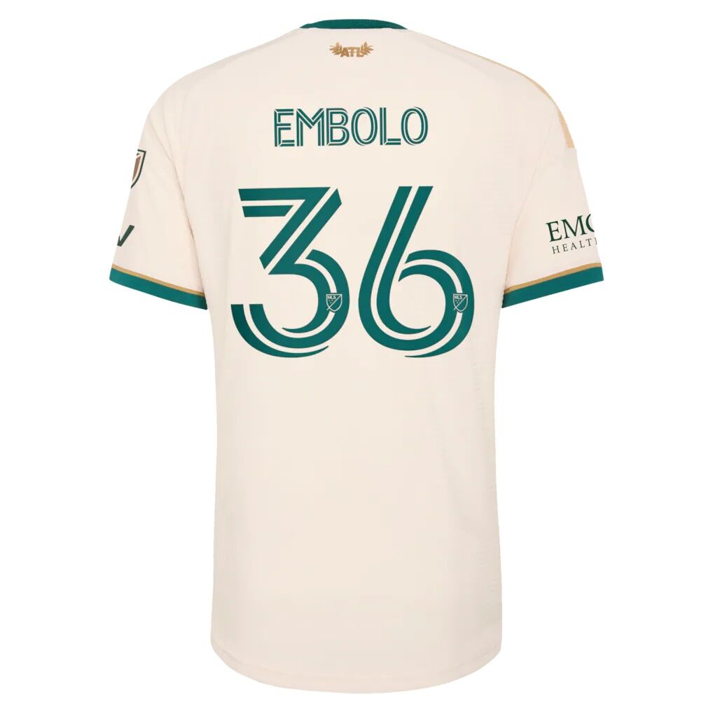 Breel Embolo Atlanta United FC adidas 2026 Spirit of '96 On-Field Authentic Patch Jersey - Tan