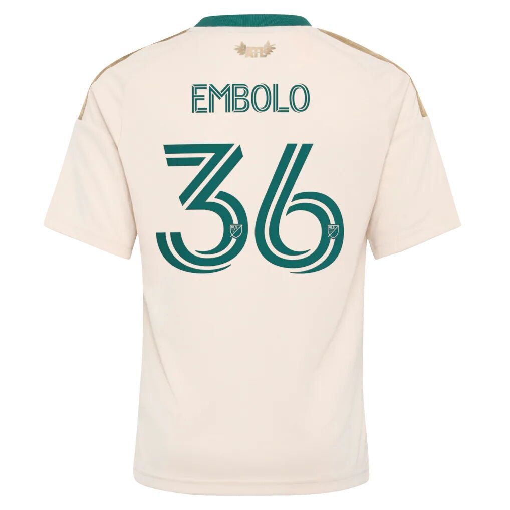 Breel Embolo Atlanta United FC adidas Youth 2026 Spirit of '96 Replica Jersey - Tan