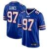 Greg Gaines Buffalo Bills Nike Team Game Jersey - - Front View