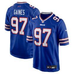 Greg Gaines Buffalo Bills Nike Team Game Jersey - - Front View