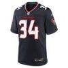 Bryce Hall Houston Texans Nike Team Game Jersey - Navy - Back View