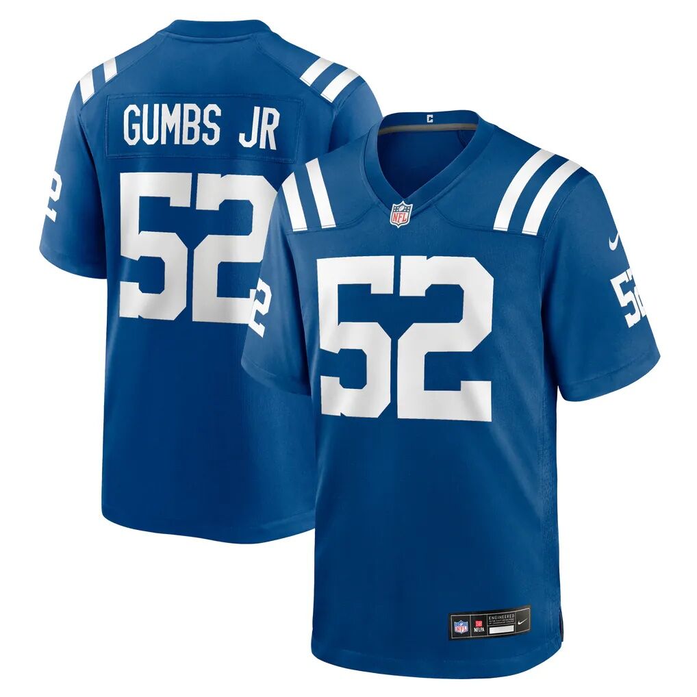 George Gumbs Jr. Indianapolis Colts Nike Team Game Jersey - Royal
