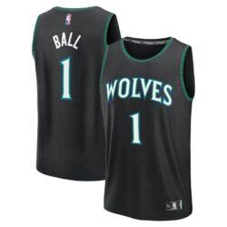LaMelo Ball Minnesota Timberwolves Fashion7 Youth Fast Break Jersey - Statement Edition