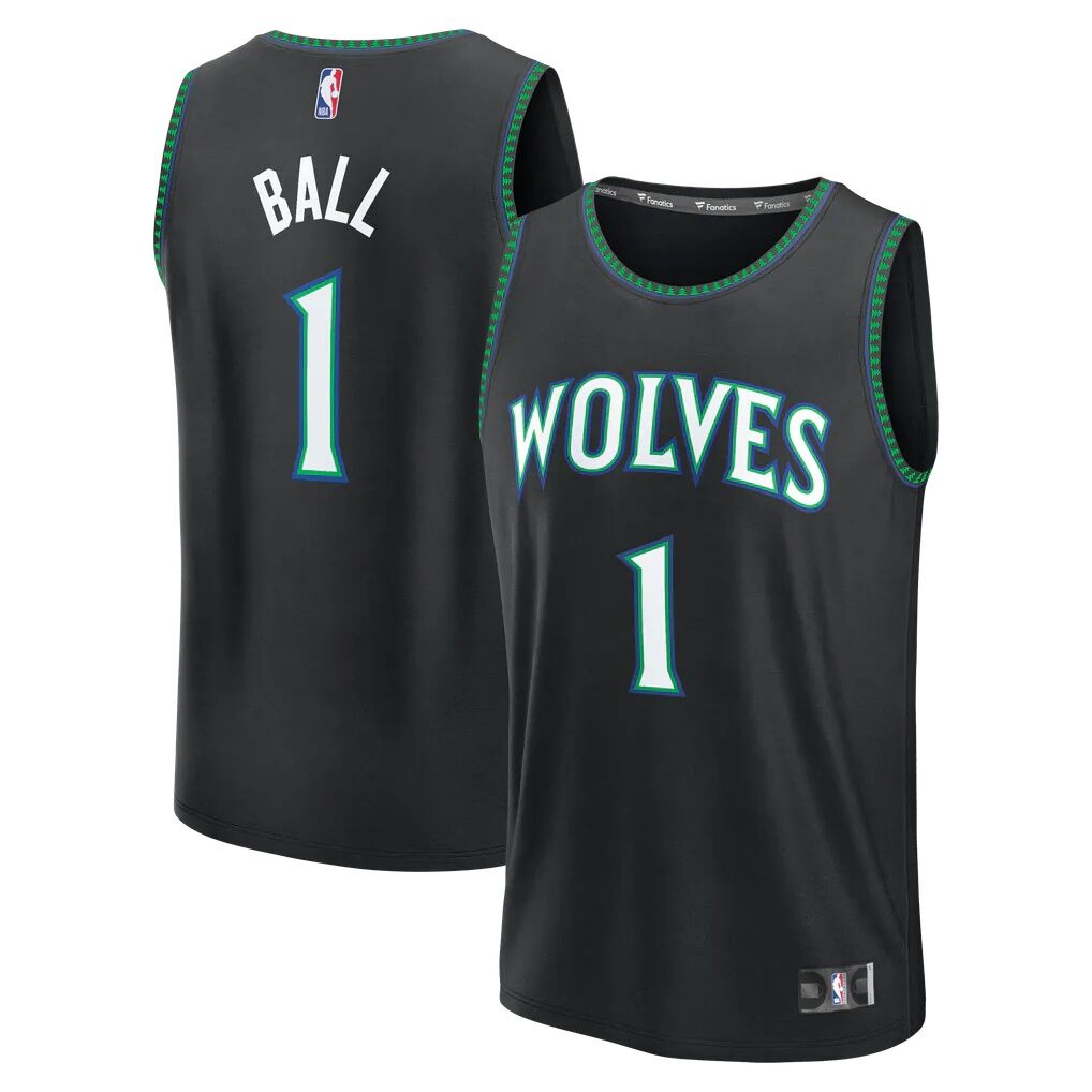 LaMelo Ball Minnesota Timberwolves Fashion7 Youth Fast Break Jersey - Statement Edition
