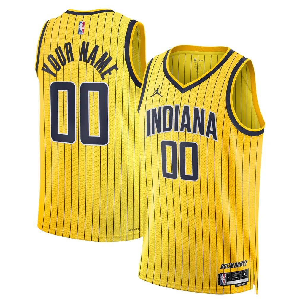 Indiana Pacers Jordan Brand Unisex Swingman Custom Jersey - Statement Edition