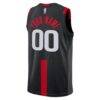 Houston Rockets Jordan Brand Unisex Swingman Custom Jersey - Black - Detail View