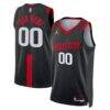 Houston Rockets Jordan Brand Unisex Swingman Custom Jersey - Black - Front View