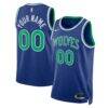 Minnesota Timberwolves Nike Unisex Swingman Custom Jersey - Blue - Front View