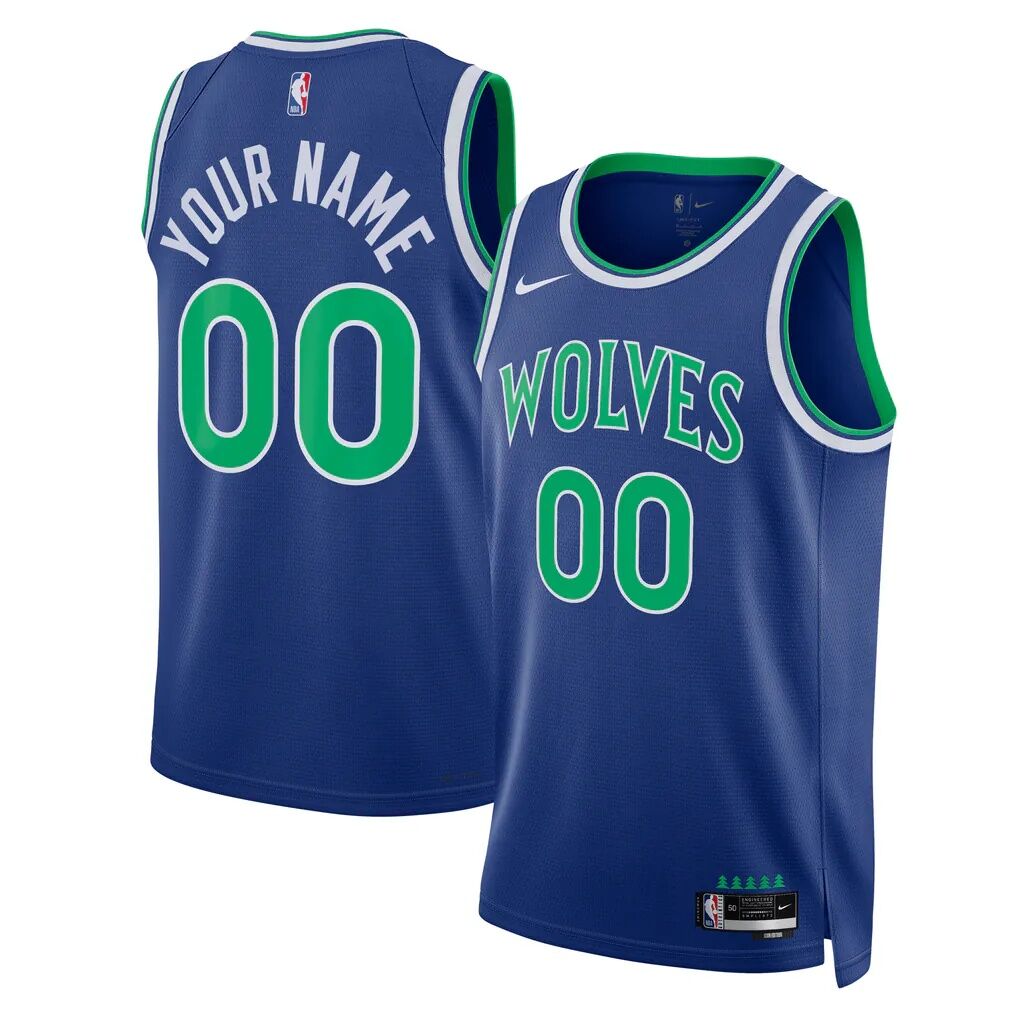 Minnesota Timberwolves Nike Unisex Swingman Custom Jersey - Icon Edition