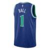 LaMelo Ball Minnesota Timberwolves Nike Unisex Swingman Jersey - Blue - Detail View
