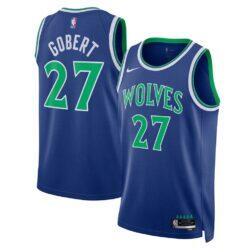 Rudy Gobert Minnesota Timberwolves Nike Unisex Swingman Jersey - Blue - Front View