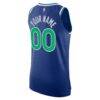 Minnesota Timberwolves Nike Authentic Custom Jersey - Blue - Detail View