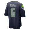 Jalen Milroe Seattle Seahawks Nike Team Game Jersey - - Detail View