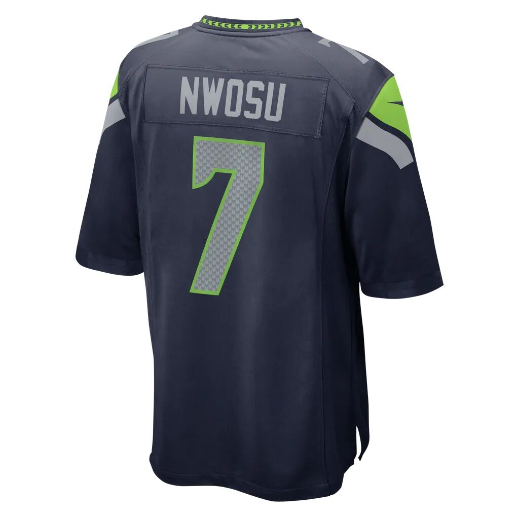 Uchenna Nwosu Seattle Seahawks Nike Team Game Jersey - College Navy