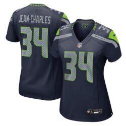 Shemar Jean-Charles Seattle Seahawks Nike Women's Team Game Jersey - - Front View