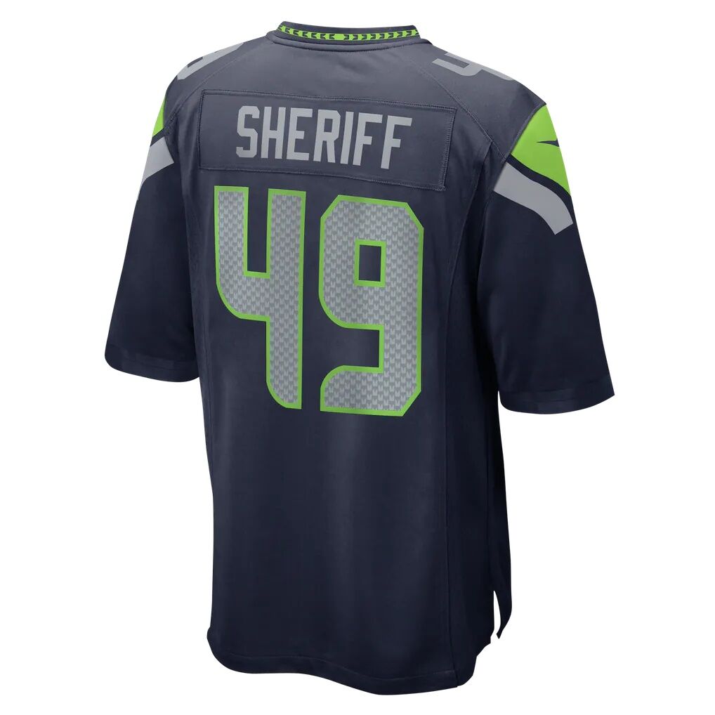 Jamie Sheriff Seattle Seahawks Nike Team Game Jersey - College Navy