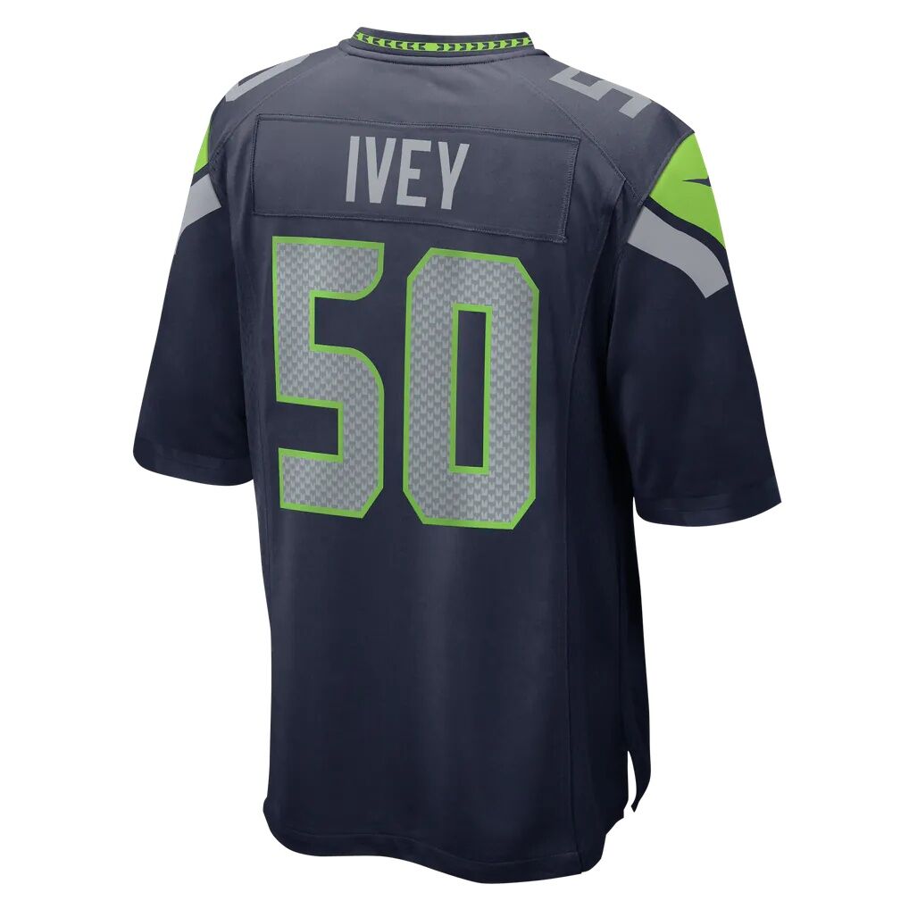 Jared Ivey Seattle Seahawks Nike Team Game Jersey - College Navy