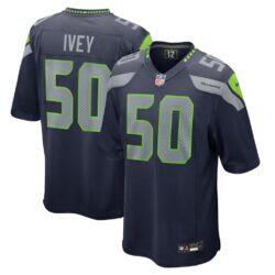 Jared Ivey Seattle Seahawks Nike Team Game Jersey - - Front View
