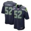 Patrick O'Connell Seattle Seahawks Nike Team Game Jersey - - Front View