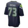 Logan Brown Seattle Seahawks Nike Team Game Jersey - - Detail View