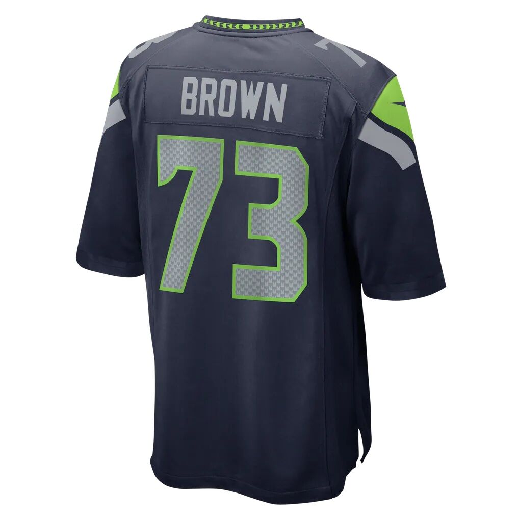 Logan Brown Seattle Seahawks Nike Team Game Jersey - College Navy