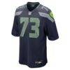 Logan Brown Seattle Seahawks Nike Team Game Jersey - - Side View