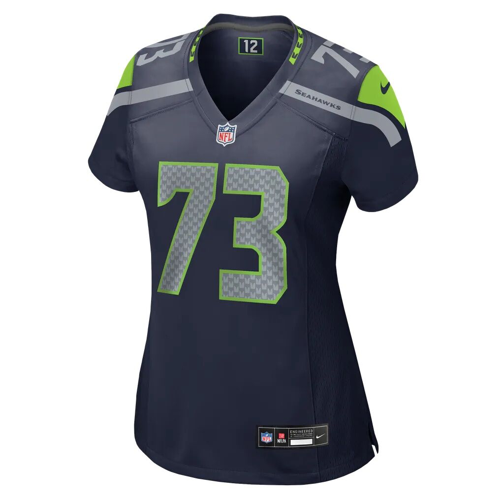 Logan Brown Seattle Seahawks Nike Women's Team Game Jersey - College Navy