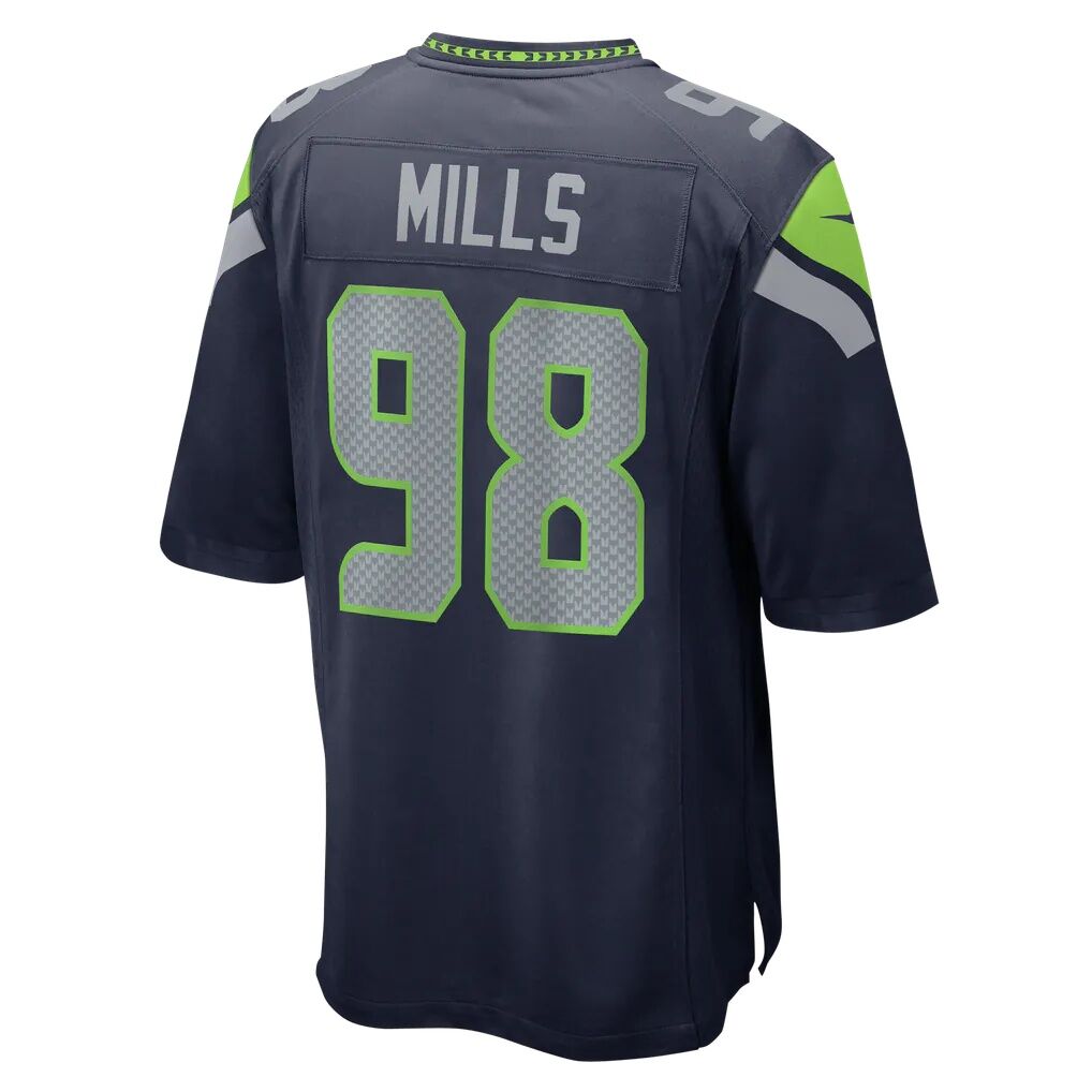 Rylie Mills Seattle Seahawks Nike Team Game Jersey - College Navy