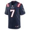 Carlton Davis New England Patriots Nike Team Game Jersey - Navy - Alt1