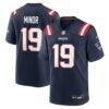 Kobee Minor New England Patriots Nike Team Game Jersey - Navy - Front View