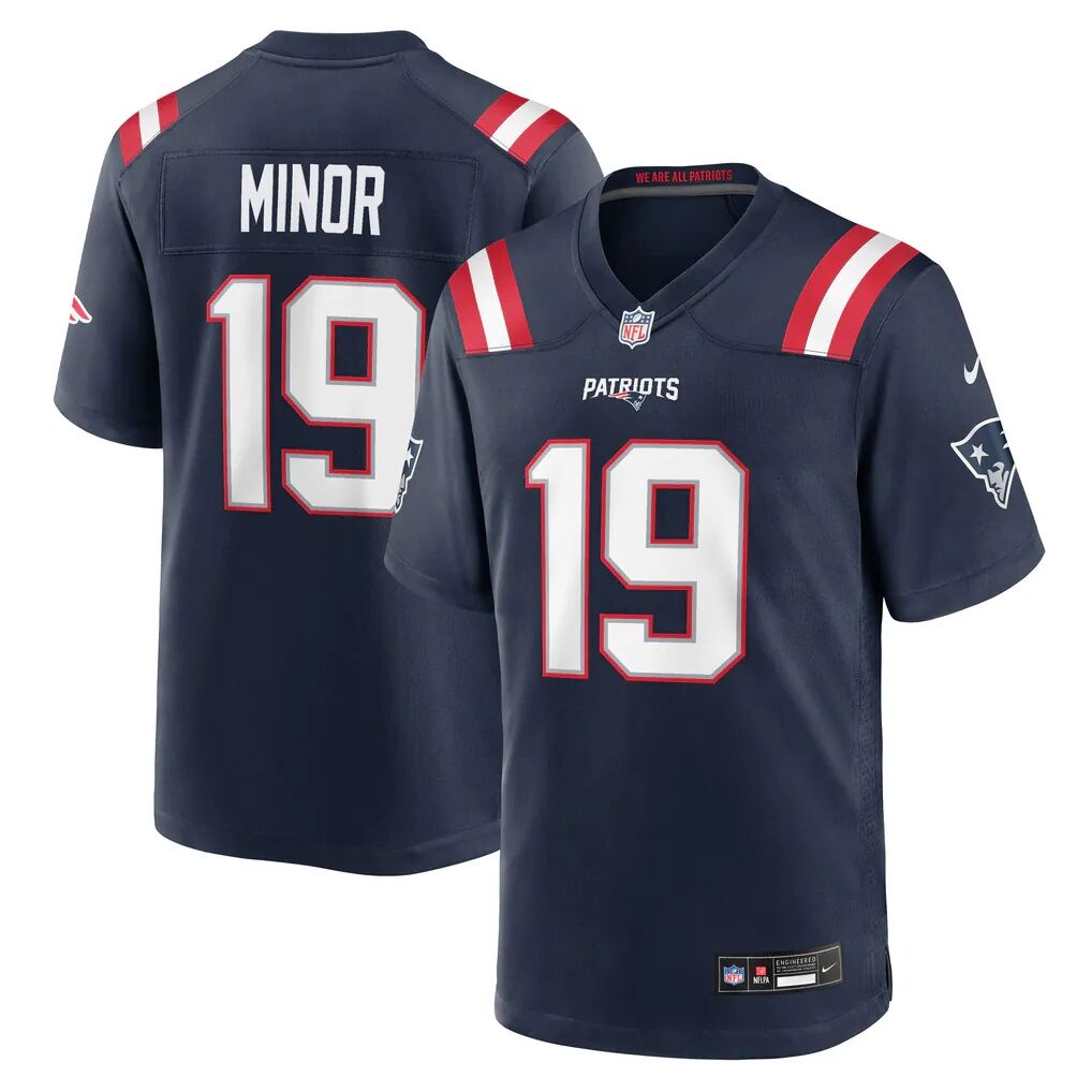 Kobee Minor New England Patriots Nike Team Game Jersey
