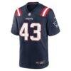 Bradyn Swinson New England Patriots Nike Team Game Jersey - Navy - Alt1