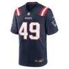 Chad Muma New England Patriots Nike Team Game Jersey - Navy - Alt1