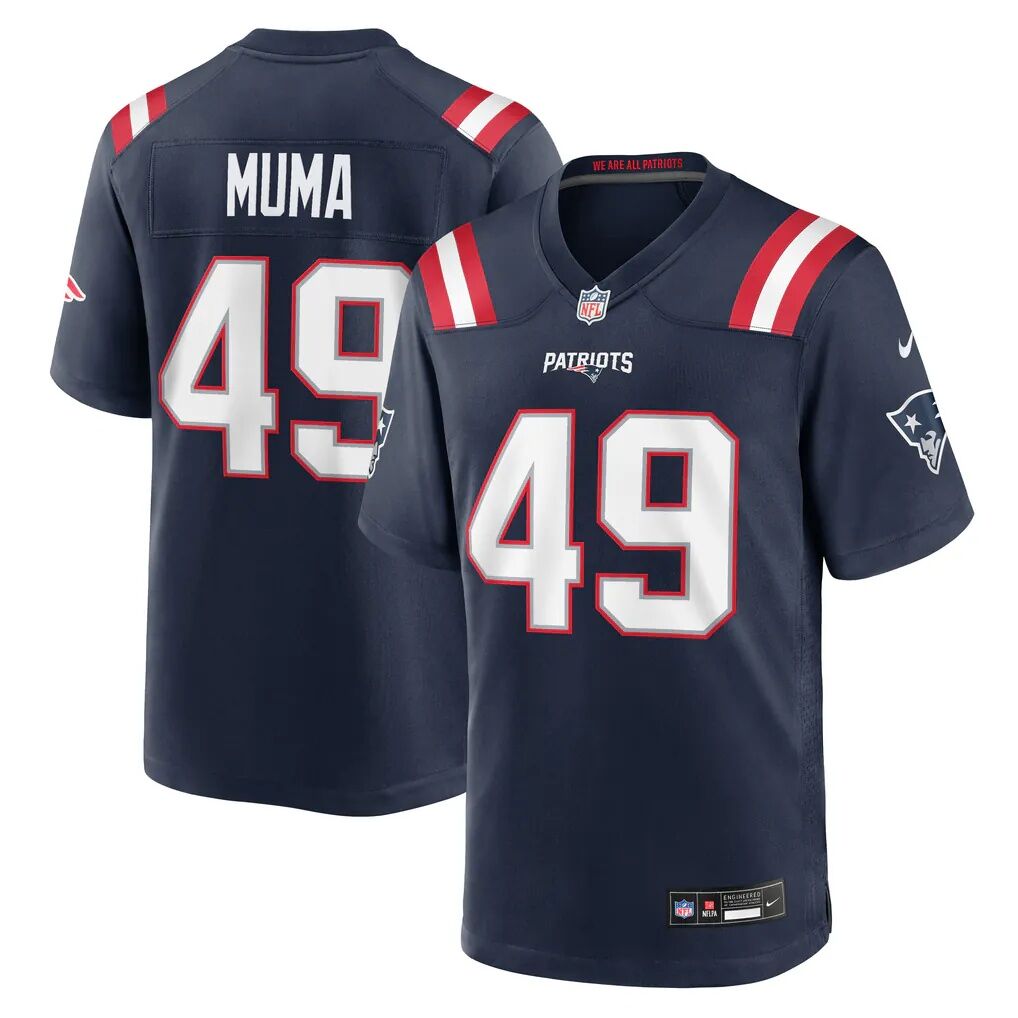 Chad Muma New England Patriots Nike Team Game Jersey