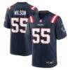 Jared Wilson New England Patriots Nike Team Game Jersey - Navy - Front View