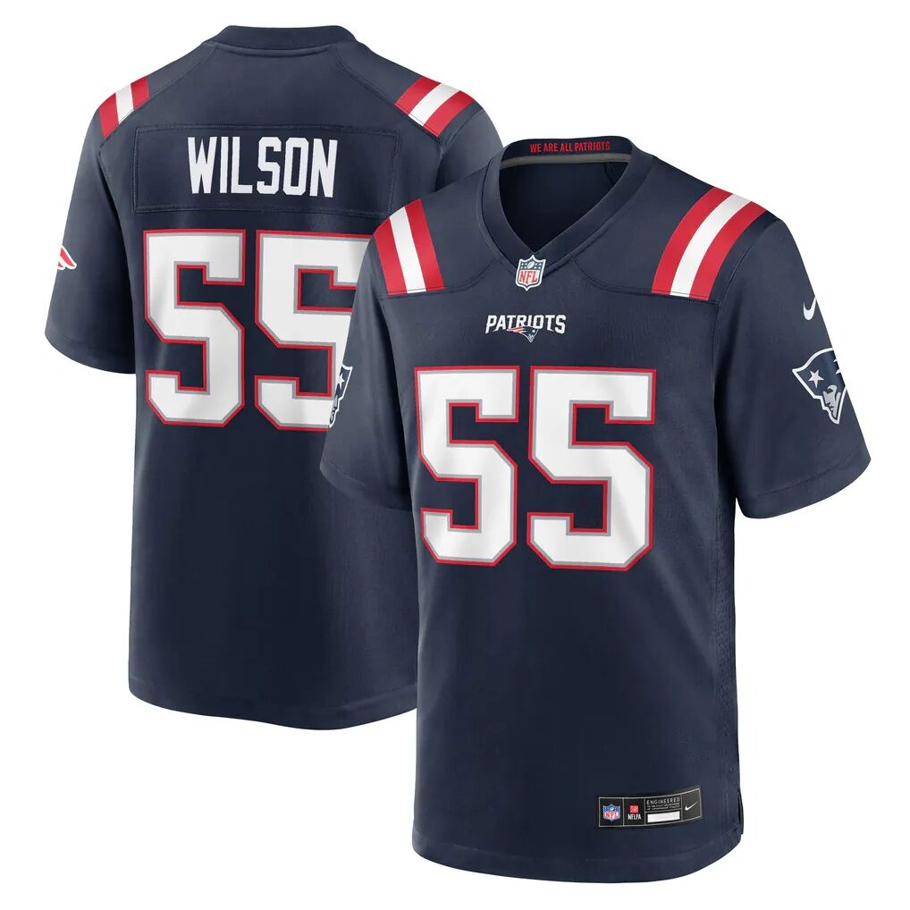 Jared Wilson New England Patriots Nike Team Game Jersey